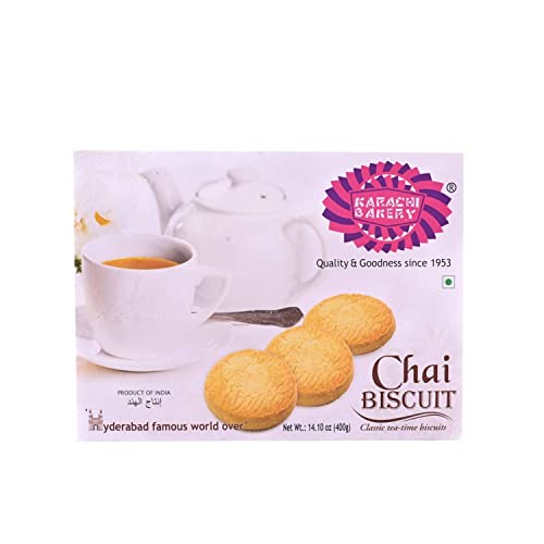 Image of Karachi Bakery Chai Biscuit, 400g (Pack of 3)