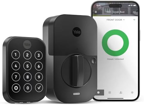 Yale Assure Lock 2 with Wi-Fi – Black Suede Smart Lock for Front ...