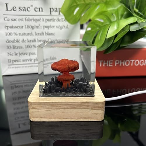 Veilleuse champignon en résine créative lampe d'atmosphère