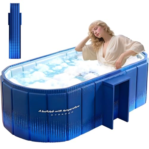 Portable Bathtub 1.5m Portable insulated bathtub Ice Bath Tub for Athletes Ice Plunge Tub Baths at Home & Outdoor