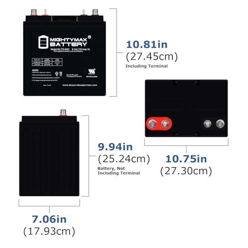 Mighty Max 8V 170Ah AGM Battery