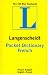 Langenscheidt French Pocket Dictionary: French/English/English/French (Langenscheidt's Pocket Dictionaries) (French and English Edition)