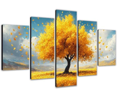 Peinture Numero Adulte Anti Stress Diamond Painting Arbre 150x75cm Grand Tableau Diamant