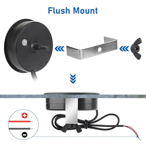 Namvo 100 V digitales Rundvoltmeter, wasserdicht, Batteriekapazitätsmonitor, Spannungstester, universelle Batteriestandsanzeige