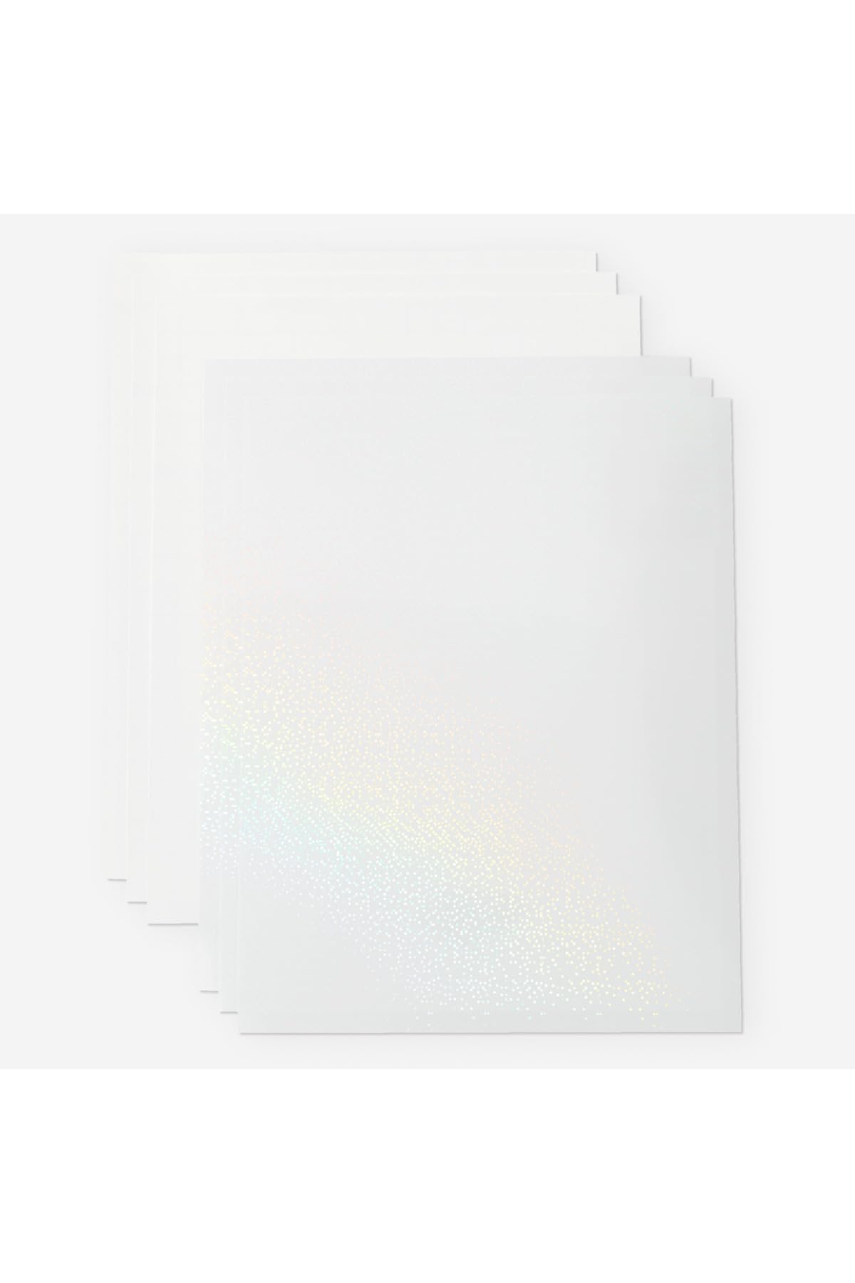 Set adesivi olografici impermeabili stampabili A4 5 pz
