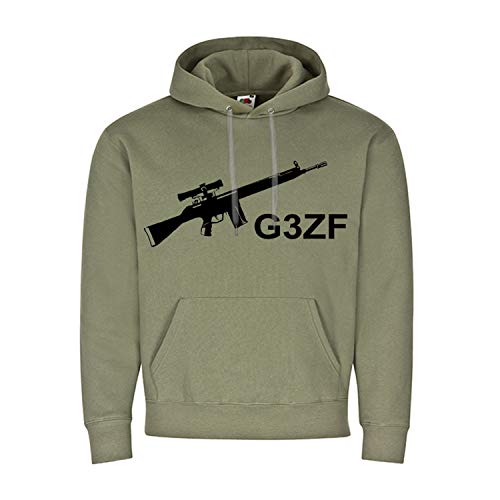Fusil à capuche pour parachutistes Copytec G3ZF 19759 pull vert XXL