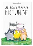  Allerallerbeste Freunde: Bilderbuch inkl. Malbuch für 2 / 3 / 4 / 5 / 6 Jahre - Kinderbuch zum Vorlesen von Jeremias & Tabea
