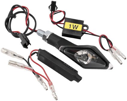 BikeMaster Alien Angle LED Turn Signals with Resistors