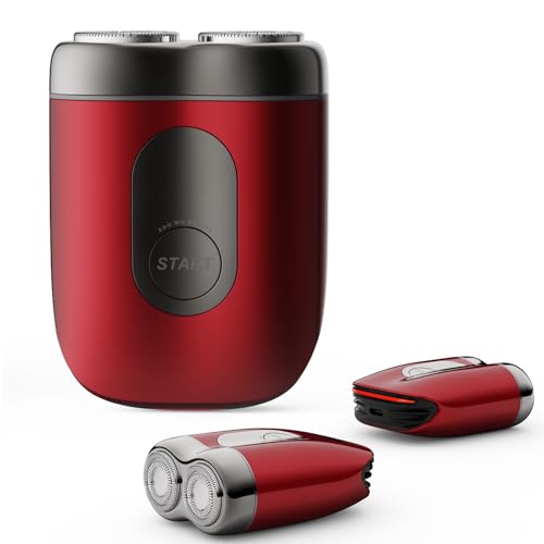 Mini Electric Shavers, Supercar-Inspired Electric Razor for Men, Twin 8000MRP High-speed Blades, TYPE-C USB Rechargeble - Red (B0D87JG32L) Amazon Price History, Amazon Price Tracker