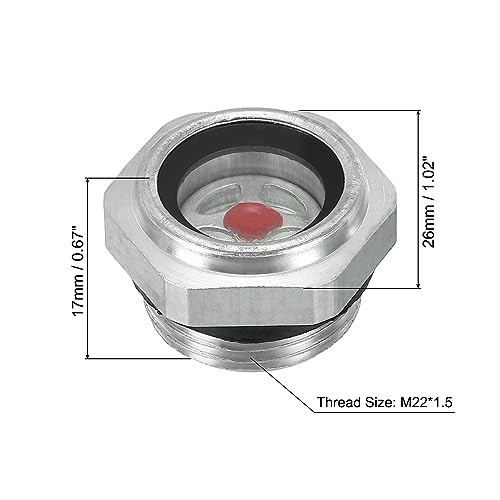 PATIKIL Air Compressor Oil Sight Glass - Image 2