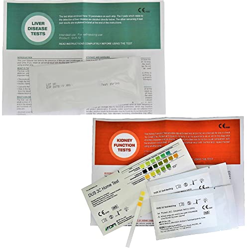 Liver Disease Function Tests + Kidney Function Urine Health Check Tests (4 Tests)