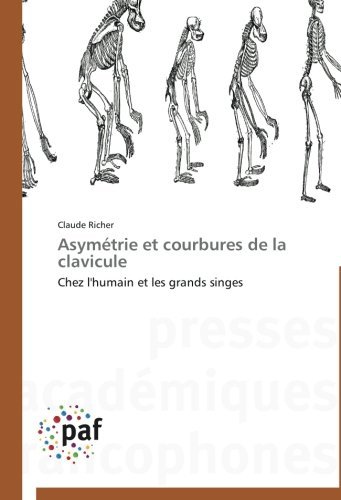 Asym????trie et courbures de la clavicule: Chez l'humain et les grands singes (French Edition) by Claude Richer (2013-07-28)