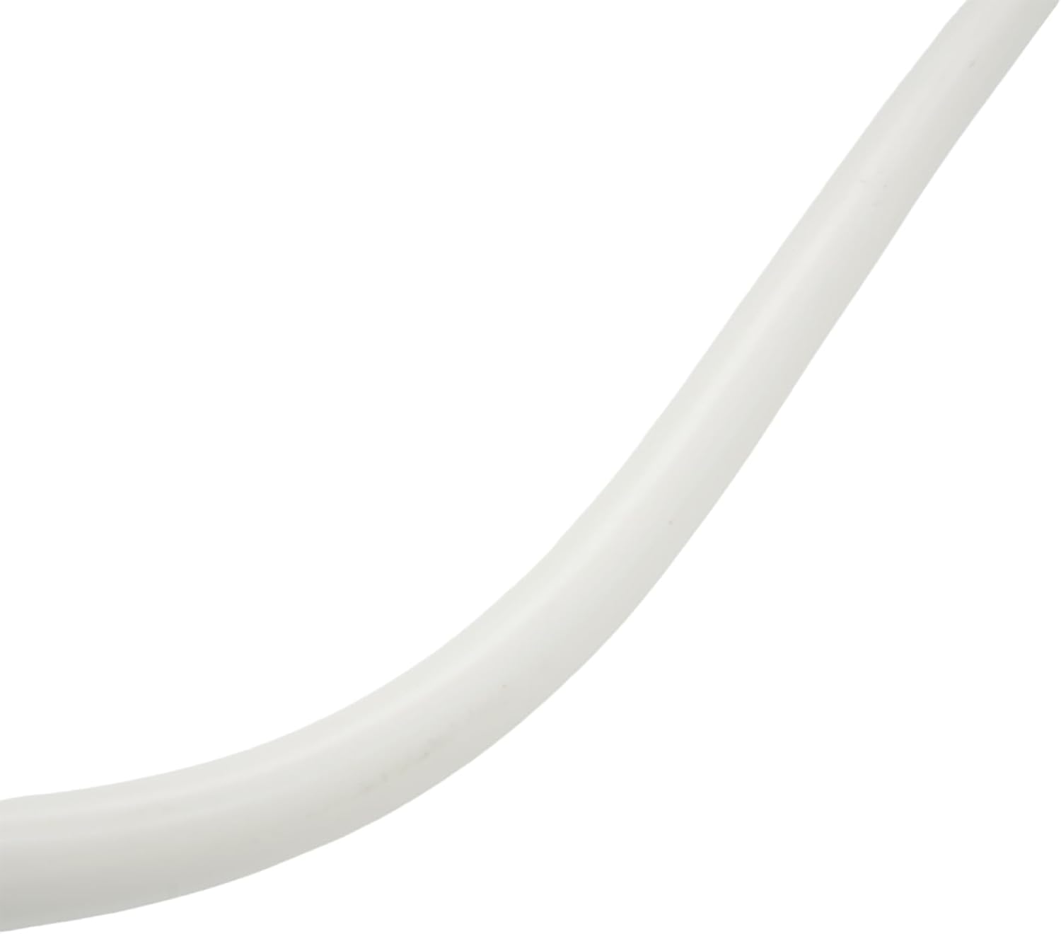 3 Ft Extension Cord Splitter, White 3 Way 2 Prong Power Cord Cable, NEMA 5-15P to 3X NEMA 5-15R, Non - Polarized 18AWG SVT 13A 125V, Indoor Power Splitter for Old House, Christmas Lights