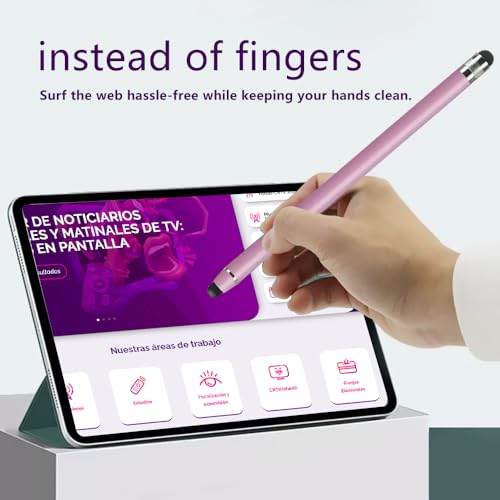 Lápiz capacitivo universal pack de 8 para pantalla táctil de teléfonos iPhone y tabletas 2