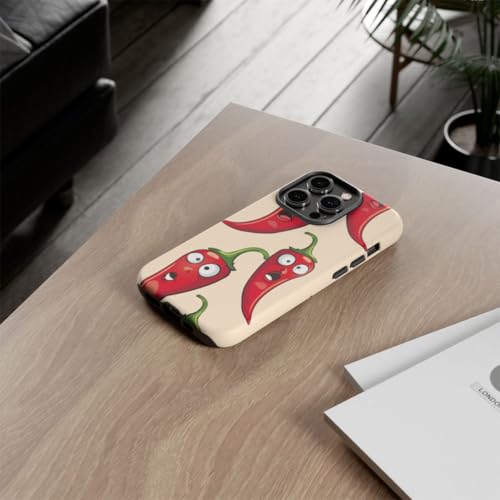 Coque iPhone 14 Pro piment rouge rigide et mate - 4
