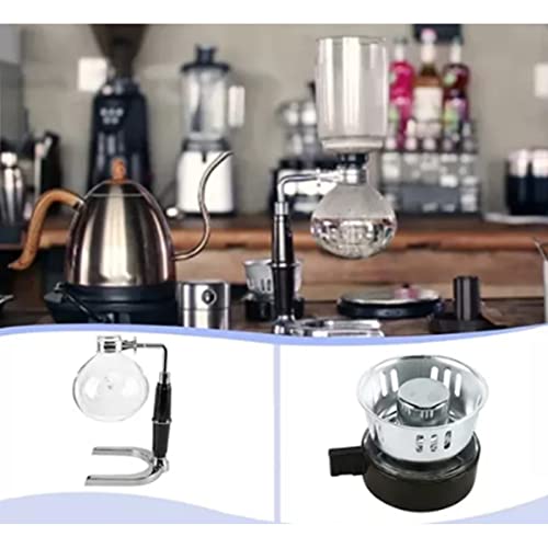 Cafetera Sifón Clásica con Base de Acero Inoxidable miniatura 2