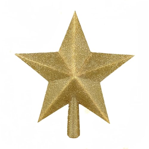 Estrella De Adorno para Árbol De Navidad, Adorno De Árbol De Estrella Dorada, Christmas Tree Topper, Accesorio De La Copa del Árbol De Navidad, para El Abeto, La Copa del Abeto del Árbol