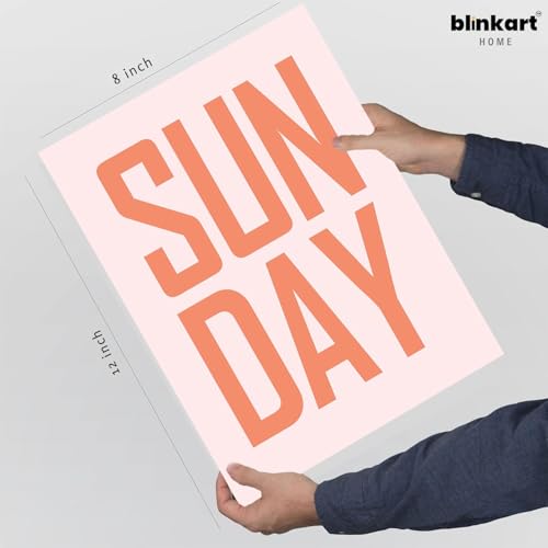 Image of BLINKART Typography Aesthetic Modern Art Walls With Frame | Natural Wood Texture | Living Room Bedroom Office Wall Decoration | Poster Home Decor Frames Wall Bedroom | 12x8 Inches (D571)
