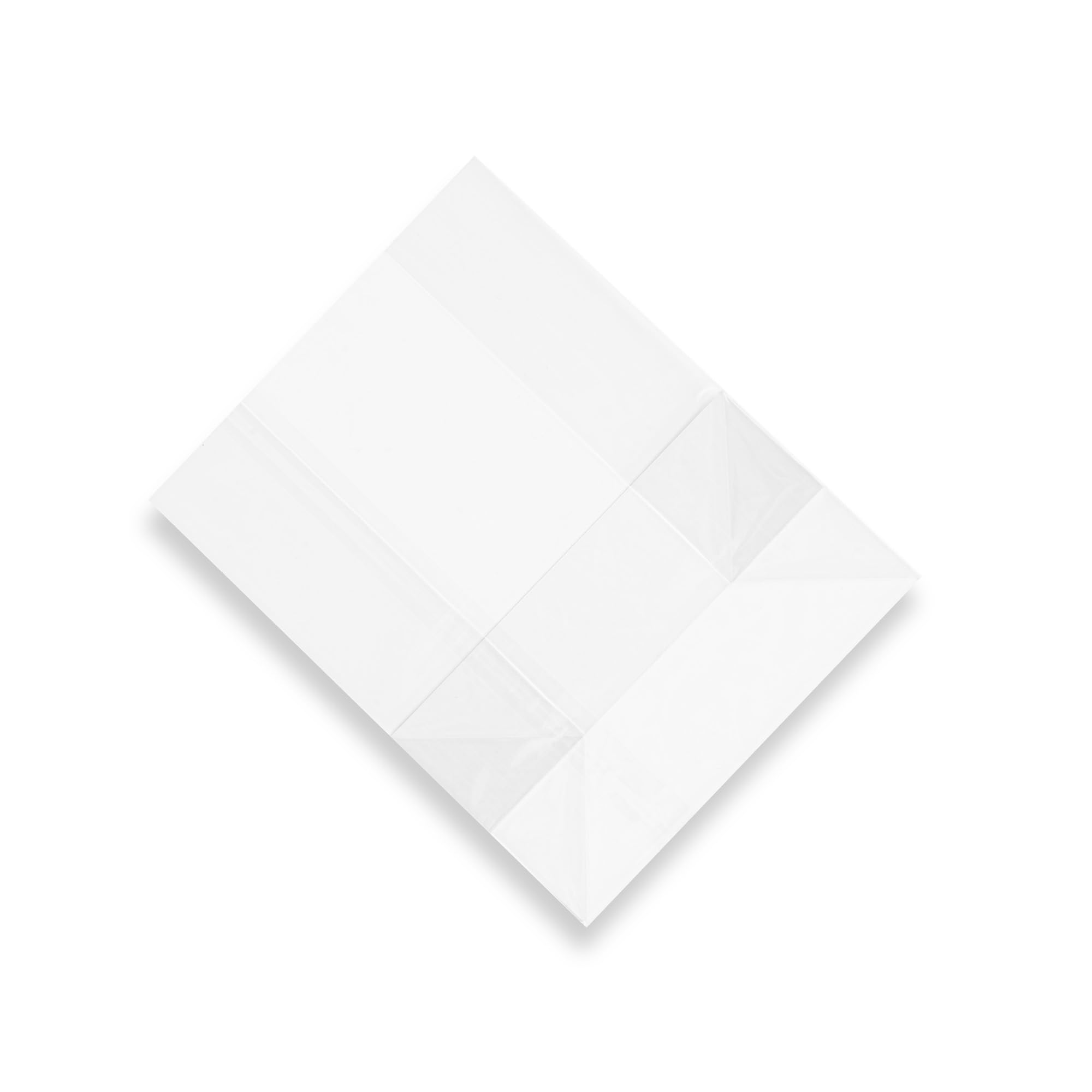 Restaurantware Clear Plastic Gusset Bag, 7 x 4 x 9 In, 100 Pack