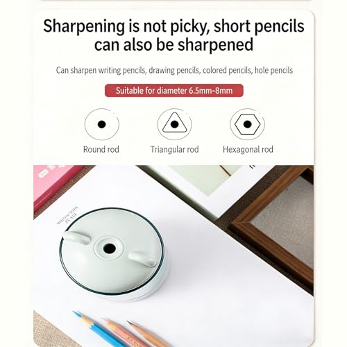 Taille-crayon électrique sans fil : taillage précis sans risque et sans câble - 5