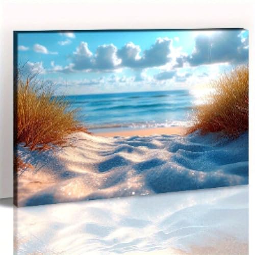 Images murales mer et peinture de plage 30x45cm pour art mural de salle de bain