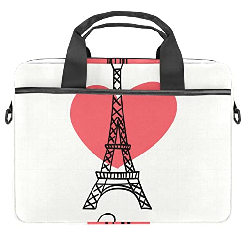 Sacoche ordinateur portable 13 13.3 14.5 pouces housse bandoulière motif rouge