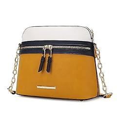 Karelyn Mustard-navy Blue