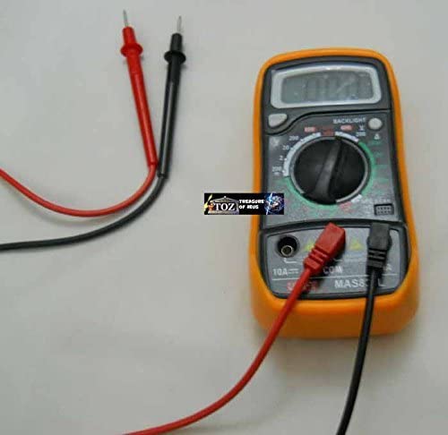 Twisted Digital Multimeter with Backlight AC DC Voltage Check with probes