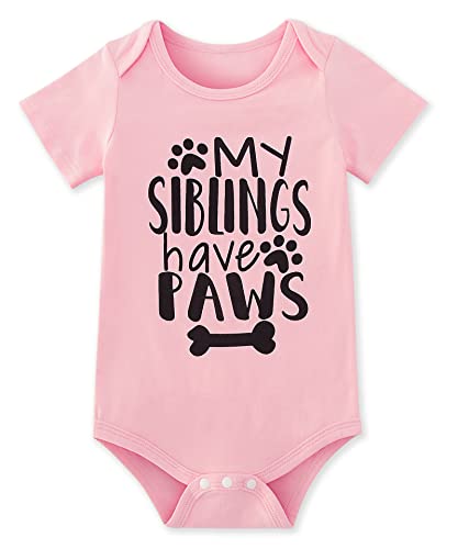 Image of Funnycokid Baby Boys Girls Bodysuit Funny Newborn Romper Short Sleeve Infant Neutral Outfits 0-12 Months