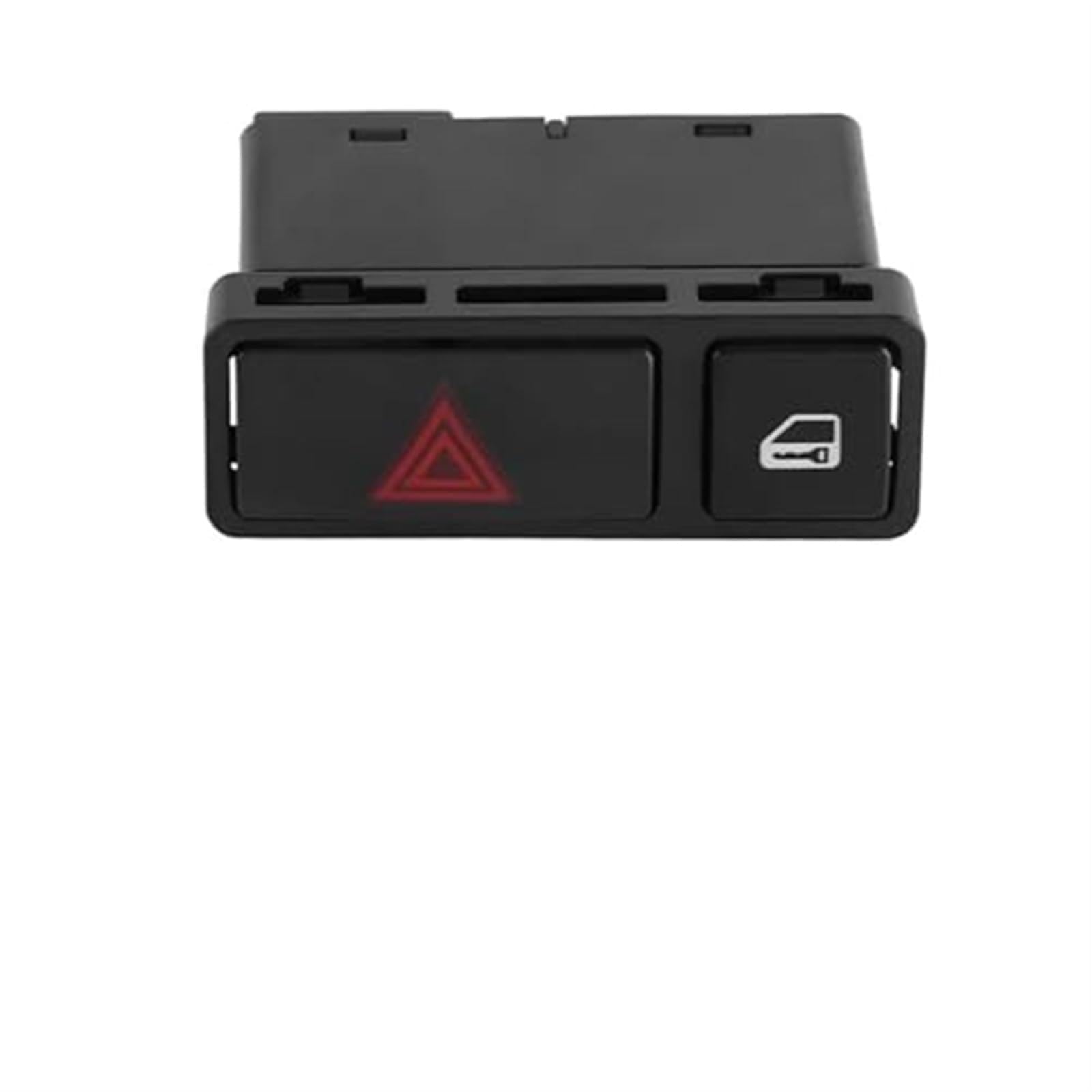 Interruptor de Luces de Emergencia Intermitente para E46 E53 E85 325 X5 Serie 3 Encendido/Apagado Cierre centralizado de Puertas 61318368920 Interruptor de Luces de Emergencia