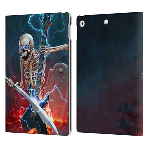 Étui portefeuille iPad 10.2 Squelette Métallique pour travailler au café