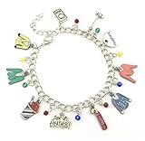 Blingsoul Musical Heether Charms Bracelet - Broadway Music Friendship Cosplay Christmas Jewelry Gift For Men Women | [J100011] Heether: The Musical