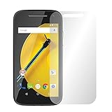 Slabo 2 x Bildschirmfolie für Motorola Moto E (2. Generation) Bildschirmschutzfolie Zubehör Crystal Clear KLAR