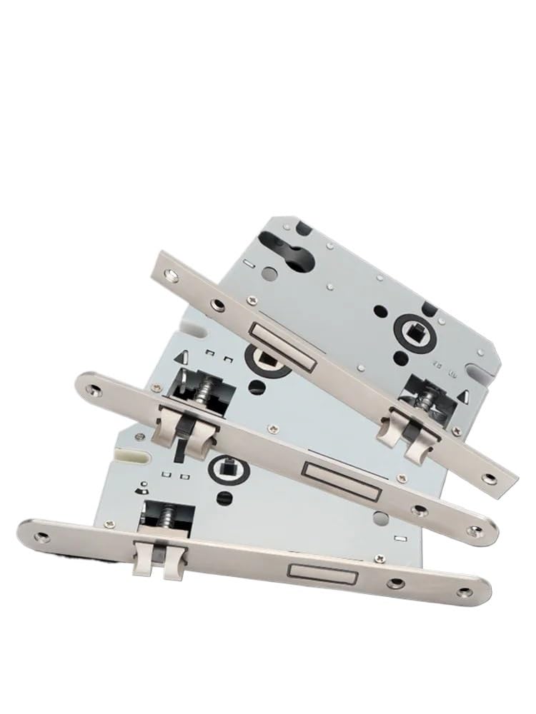 Sdgeryeeg A 72/50Mm Zinc Lloy Lock Body Nti-Theft Door Mechanical Door Lock Hardware Lockset Ccessories(A)