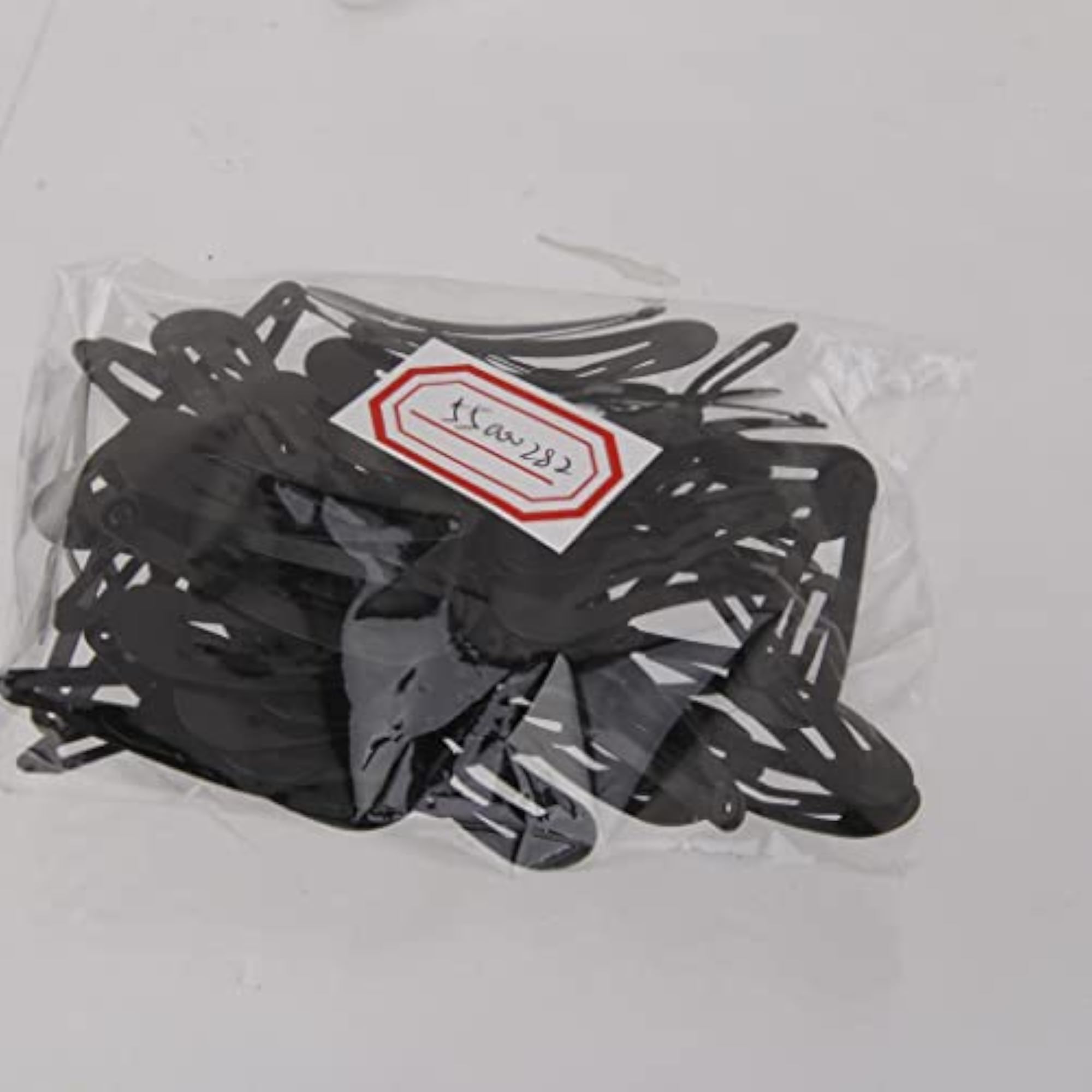 3x50Pcs Black Snap Clips, Snap Hair Clips Pins