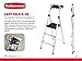 Rubbermaid 3-Step Ladder, Aluminum Lightweight Folding Step Stool with Project Tray, Silver, Tested to US Safety Standards, No Assembly Required