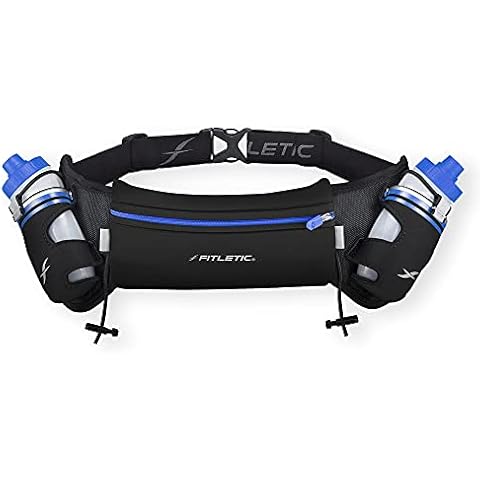 Fitletic Hydration Running Belt with Bottles Cover