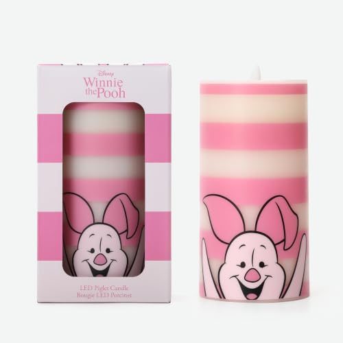 Vela LED de Winnie the Pooh inspired by Piglet con llama única DISWTPLED01P