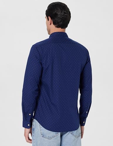 Image of Pepe Jeans Men's Casual Shirt | Trendy Printed Shirt for Men| Regular Fit | Full Sleeve | Available in Plus Size, Cotton