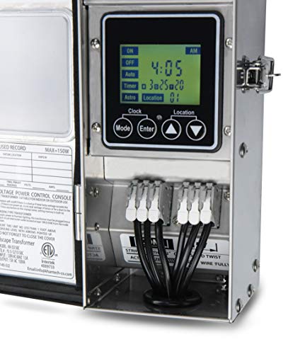 Khan Tech Stainless Steel Landscape 150W 15Vac Low-Voltage Transformer #TOP2