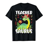 Teachersaurus Funny Cute Dinosaur Back To School T-Shirt