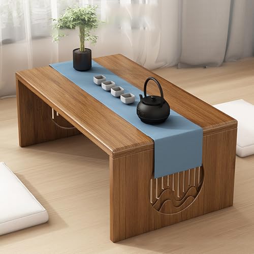 Table de sol multifonctionnelle portable en bois stable et compacte