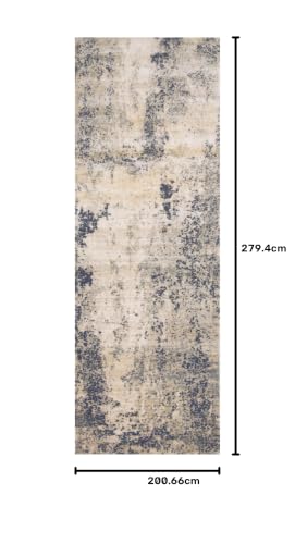 Image of Loloi Teagan Natural /Denim 6'-7 inch x 9'-2 inch Area Rug
