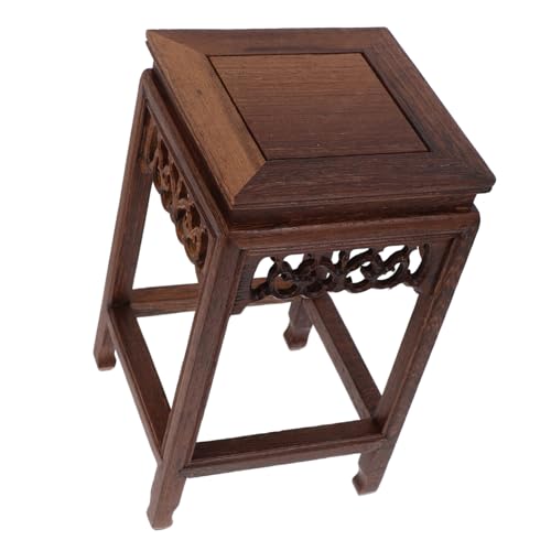 EXQUIMEUBLE Banco De Madera Estante Plantas Riser Sostenedor De Macetas Para Decoración Del Hogar Para Salones y Dormitorios