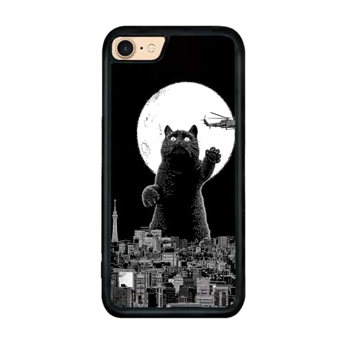 qizjio Cat Phone Case, Shockproof Protective Japanese Anime Cover for iPhone 7/8/SE