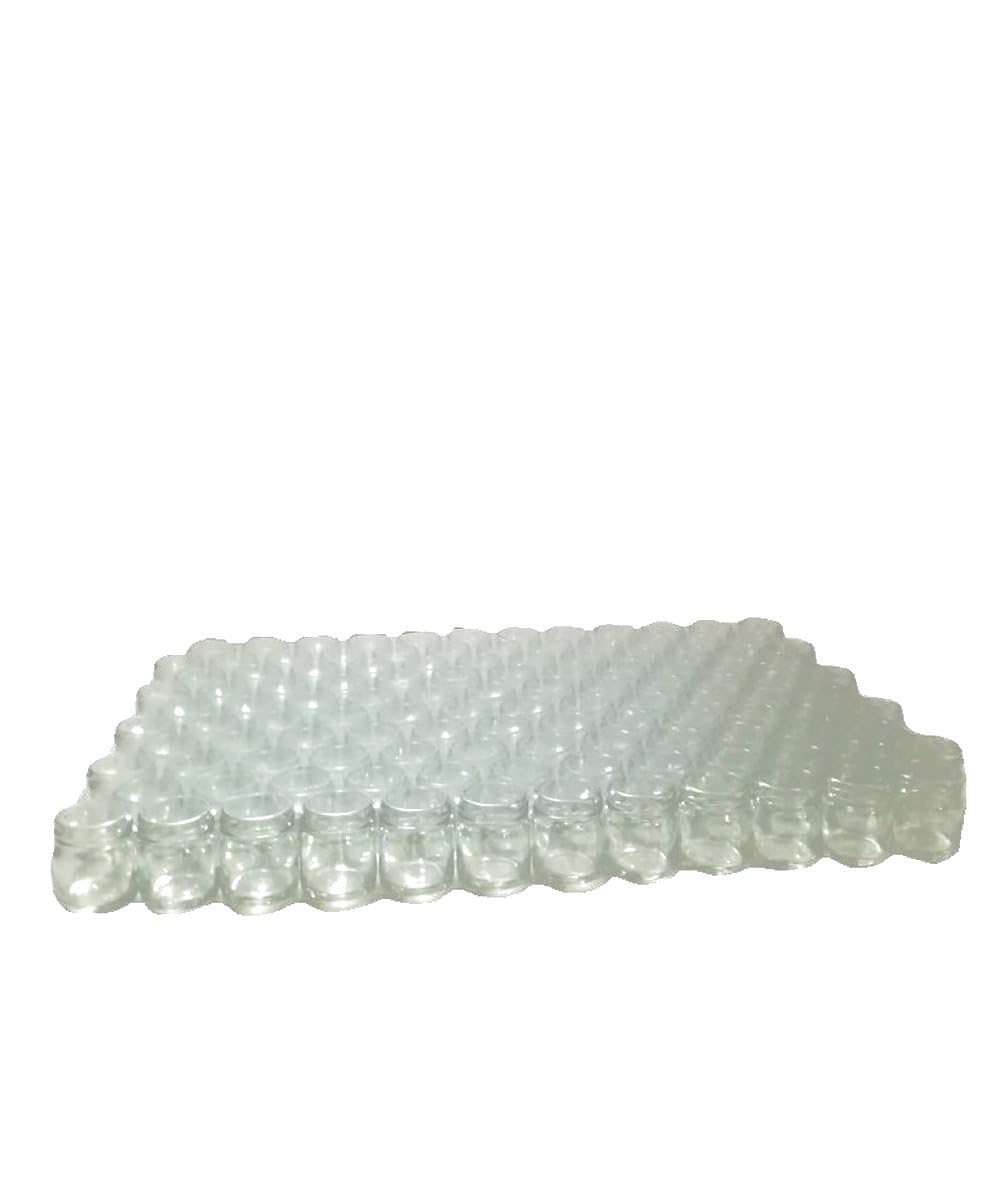 Barattolo in Vetro con Coperchio di vari colori, 40 ml, venduto in pacchi da 120 pezzi per Conserve e Condimenti