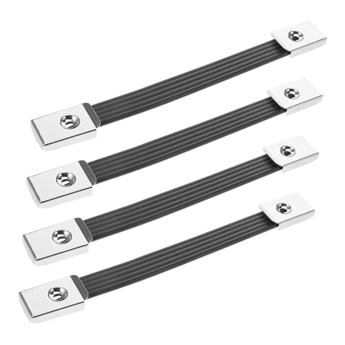 Unomor 4pcs Speaker Strap Handles Pull Handles for Amplifiers and Cabinets Easy to Install for Speakers and Audio Equipment