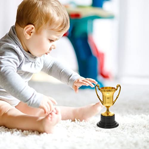 Tofficu 16 pçs troféu de festa infantil troféu de ouro para crianças, estudantes, professores, pais,