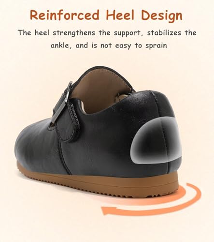 Image of Toddler Suede Shoes Genuine Leather Boys and Girls Casual Sneakers Spring Fall Flats