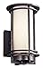 Kichler 49344AZ, Pacific Edge Aluminum Outdoor Wall Sconce Lighting, 75 Watts, Architectural Bronze,14.75-Inch